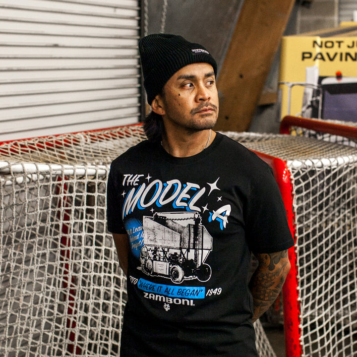Hockey Model A Premium Tee - - Men's T-Shirts - Violent Gentlemen Hockey Lifestyle | Built by Fans for Fans | Perfect Gift for hockey fan or hockey players that live in the hockey culture