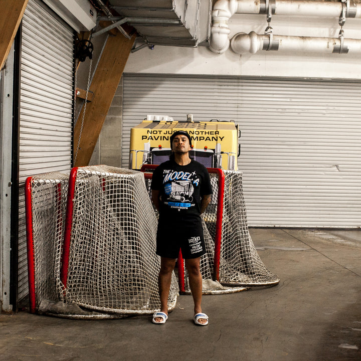 Hockey Model A Premium Tee - - Men's T-Shirts - Violent Gentlemen Hockey Lifestyle | Built by Fans for Fans | Perfect Gift for hockey fan or hockey players that live in the hockey culture