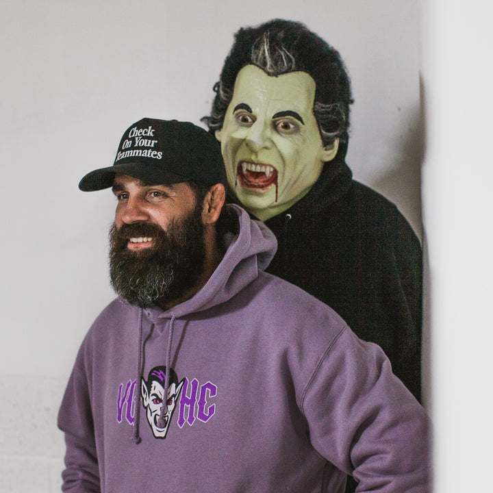 Hockey Transylvania HC Pullover Hood - - Men's Fleece Tops - Violent Gentlemen Hockey Lifestyle | Built by Fans for Fans | Perfect Gift for hockey fan or hockey players that live in the hockey culture