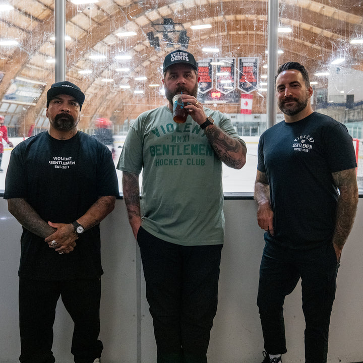 Hockey Lemieux Premium Tee - - Men's T-Shirts - Violent Gentlemen Hockey Lifestyle | Built by Fans for Fans | Perfect Gift for hockey fan or hockey players that live in the hockey culture