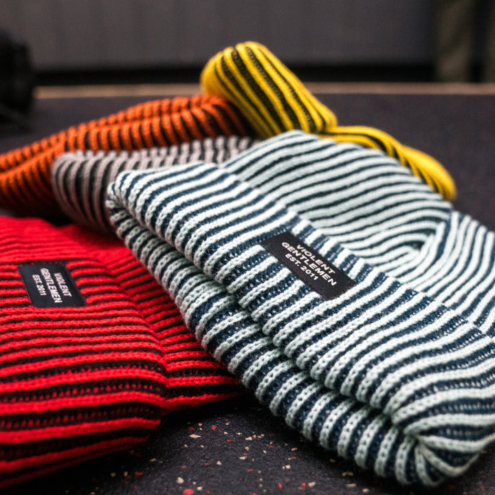 Hockey Lemieux Two-Tone Cuff Beanie - - Beanies - Violent Gentlemen Hockey Lifestyle | Built by Fans for Fans | Perfect Gift for hockey fan or hockey players that live in the hockey culture