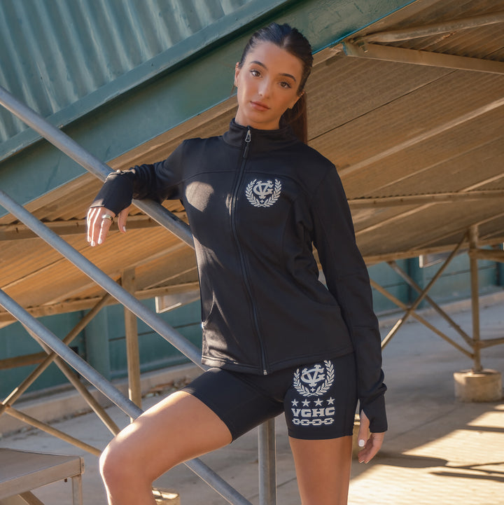 Hockey Strive Womens Poly Tech Jacket - - Women's Jackets - Violent Gentlemen Hockey Lifestyle | Built by Fans for Fans | Perfect Gift for hockey fan or hockey players that live in the hockey culture