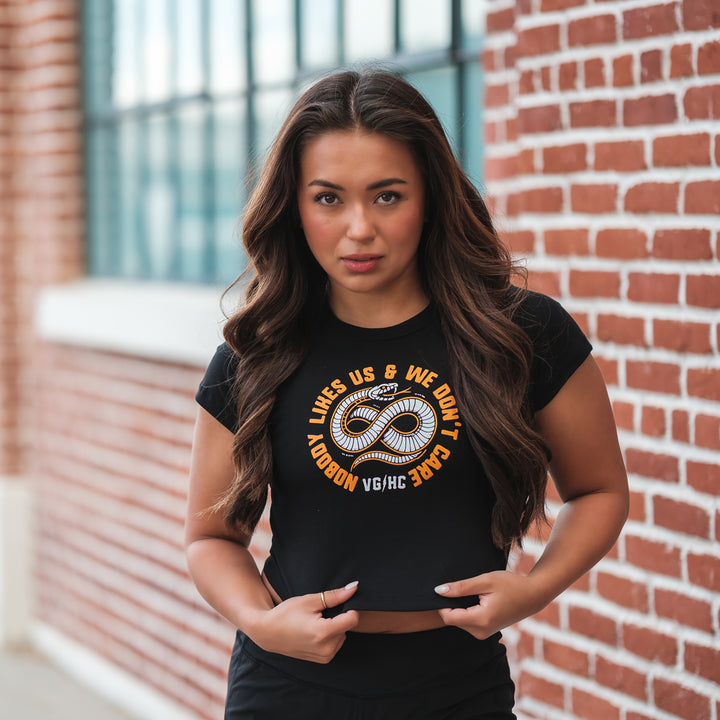 Hockey Infinity Womens Baby Tee - - Women's T-Shirts - Violent Gentlemen Hockey Lifestyle | Built by Fans for Fans | Perfect Gift for hockey fan or hockey players that live in the hockey culture