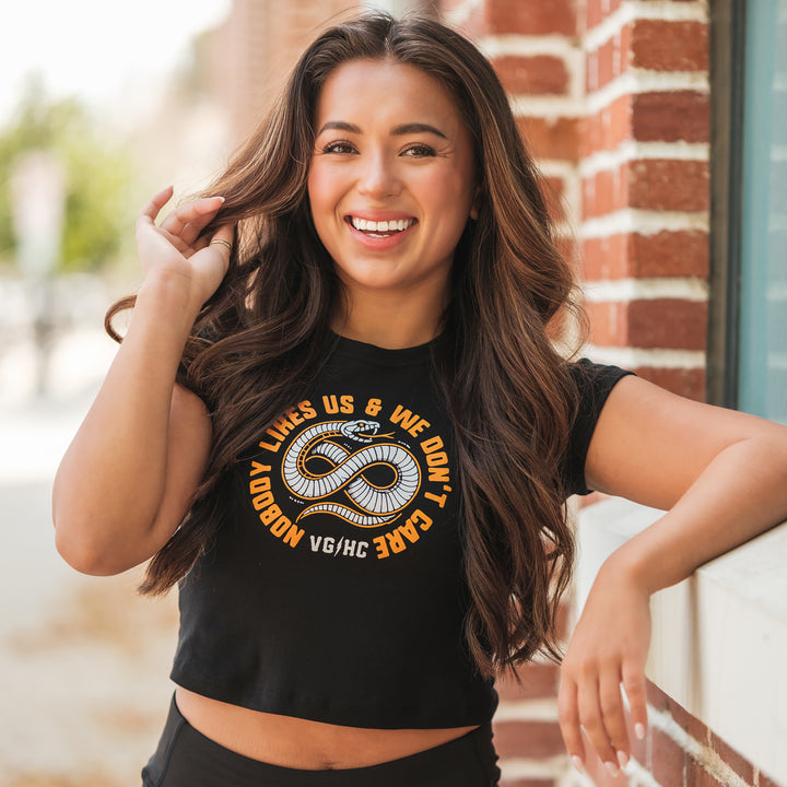 Hockey Infinity Womens Baby Tee - - Women's T-Shirts - Violent Gentlemen Hockey Lifestyle | Built by Fans for Fans | Perfect Gift for hockey fan or hockey players that live in the hockey culture