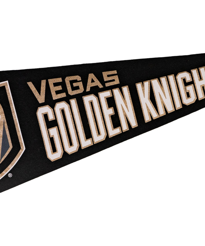 Hockey Vegas Golden Knights Pennant • NHL x Oxford Pennant - - Pennant - Oxford Pennant Hockey Lifestyle | Built by Fans for Fans | Perfect Gift for hockey fan or hockey players that live in the hockey culture