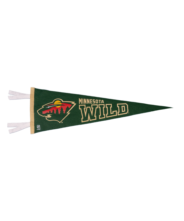 Hockey Minnesota Wild Pennant • NHL x Oxford Pennant - - Pennant - Oxford Pennant Hockey Lifestyle | Built by Fans for Fans | Perfect Gift for hockey fan or hockey players that live in the hockey culture