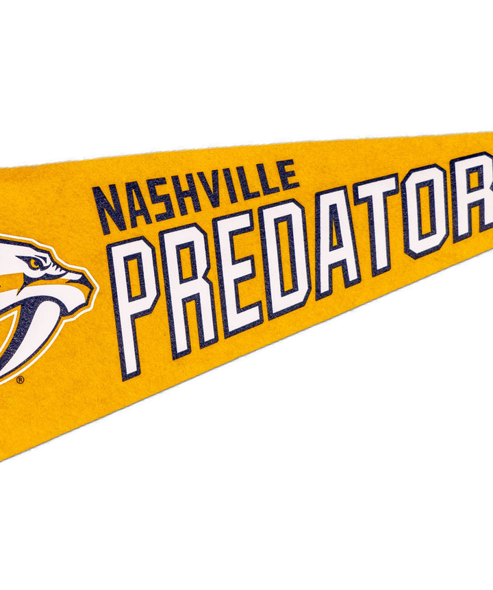 Hockey Nashville Predators Pennant • NHL x Oxford Pennant - - Pennant - Oxford Pennant Hockey Lifestyle | Built by Fans for Fans | Perfect Gift for hockey fan or hockey players that live in the hockey culture