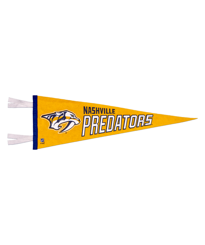 Hockey Nashville Predators Pennant • NHL x Oxford Pennant - - Pennant - Oxford Pennant Hockey Lifestyle | Built by Fans for Fans | Perfect Gift for hockey fan or hockey players that live in the hockey culture