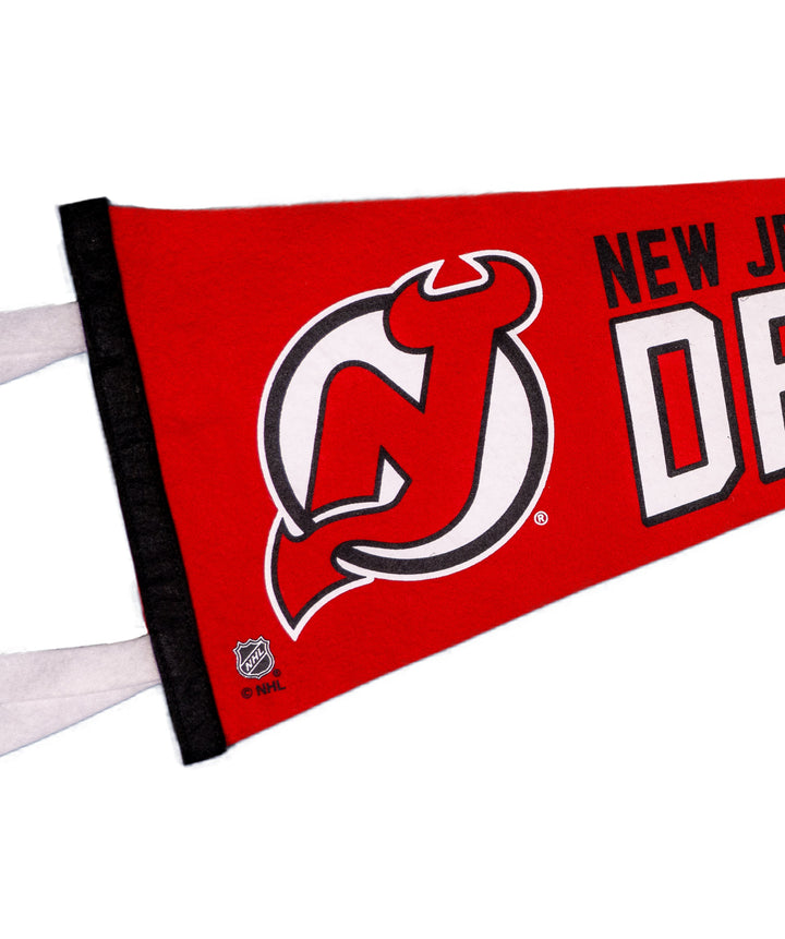 Hockey New Jersey Devils Pennant • NHL x Oxford Pennant - - Pennant - Oxford Pennant Hockey Lifestyle | Built by Fans for Fans | Perfect Gift for hockey fan or hockey players that live in the hockey culture