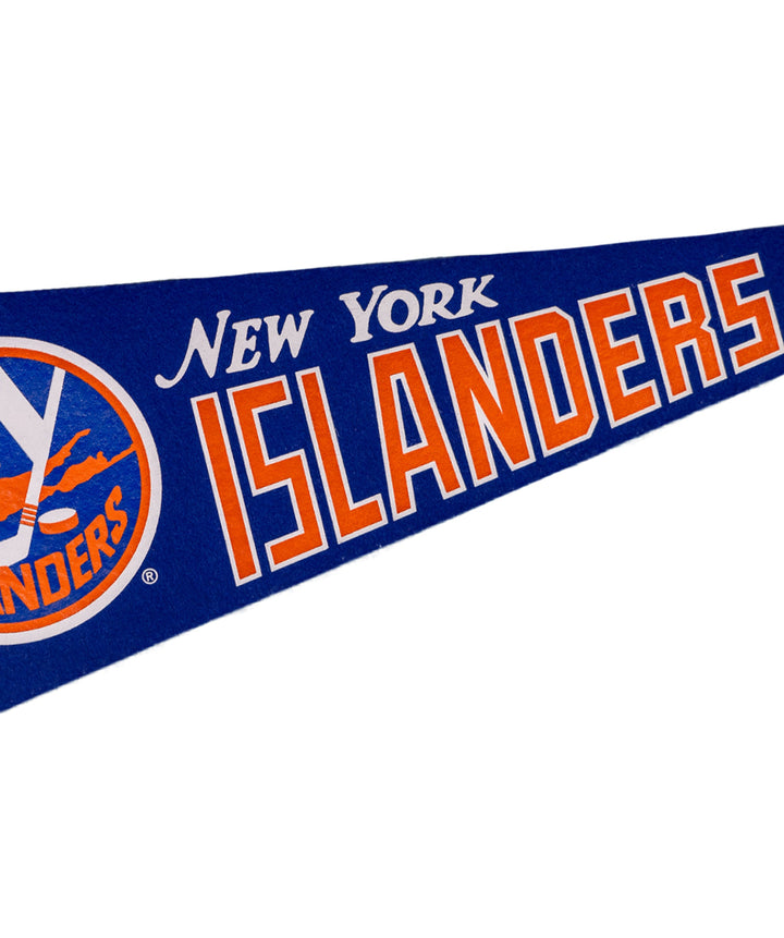 Hockey New York Islanders Pennant • NHL x Oxford Pennant - - Pennant - Oxford Pennant Hockey Lifestyle | Built by Fans for Fans | Perfect Gift for hockey fan or hockey players that live in the hockey culture