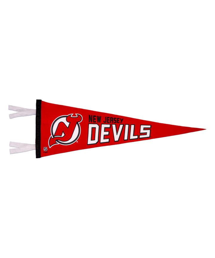 Hockey New Jersey Devils Pennant • NHL x Oxford Pennant - - Pennant - Oxford Pennant Hockey Lifestyle | Built by Fans for Fans | Perfect Gift for hockey fan or hockey players that live in the hockey culture