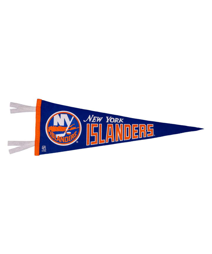 Hockey New York Islanders Pennant • NHL x Oxford Pennant - - Pennant - Oxford Pennant Hockey Lifestyle | Built by Fans for Fans | Perfect Gift for hockey fan or hockey players that live in the hockey culture
