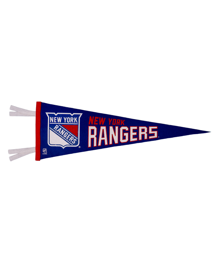 Hockey New York Rangers Pennant • NHL x Oxford Pennant - - Pennant - Oxford Pennant Hockey Lifestyle | Built by Fans for Fans | Perfect Gift for hockey fan or hockey players that live in the hockey culture