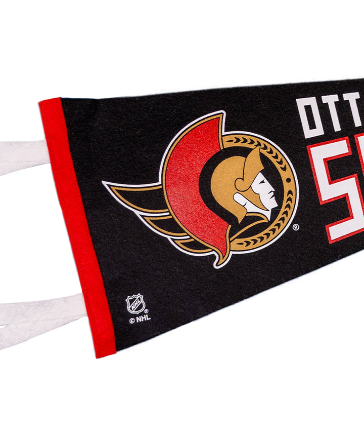 Hockey Ottawa Senators Pennant • NHL x Oxford Pennant - - Pennant - Oxford Pennant Hockey Lifestyle | Built by Fans for Fans | Perfect Gift for hockey fan or hockey players that live in the hockey culture