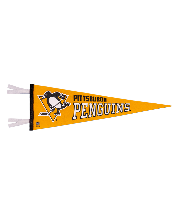 Hockey Pittsburgh Penguins Pennant • NHL x Oxford Pennant - - Pennant - Oxford Pennant Hockey Lifestyle | Built by Fans for Fans | Perfect Gift for hockey fan or hockey players that live in the hockey culture