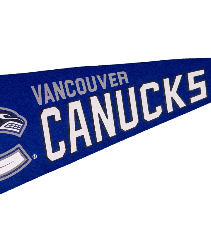 Hockey Vancouver Canucks Pennant • NHL x Oxford Pennant - - Pennant - Oxford Pennant Hockey Lifestyle | Built by Fans for Fans | Perfect Gift for hockey fan or hockey players that live in the hockey culture