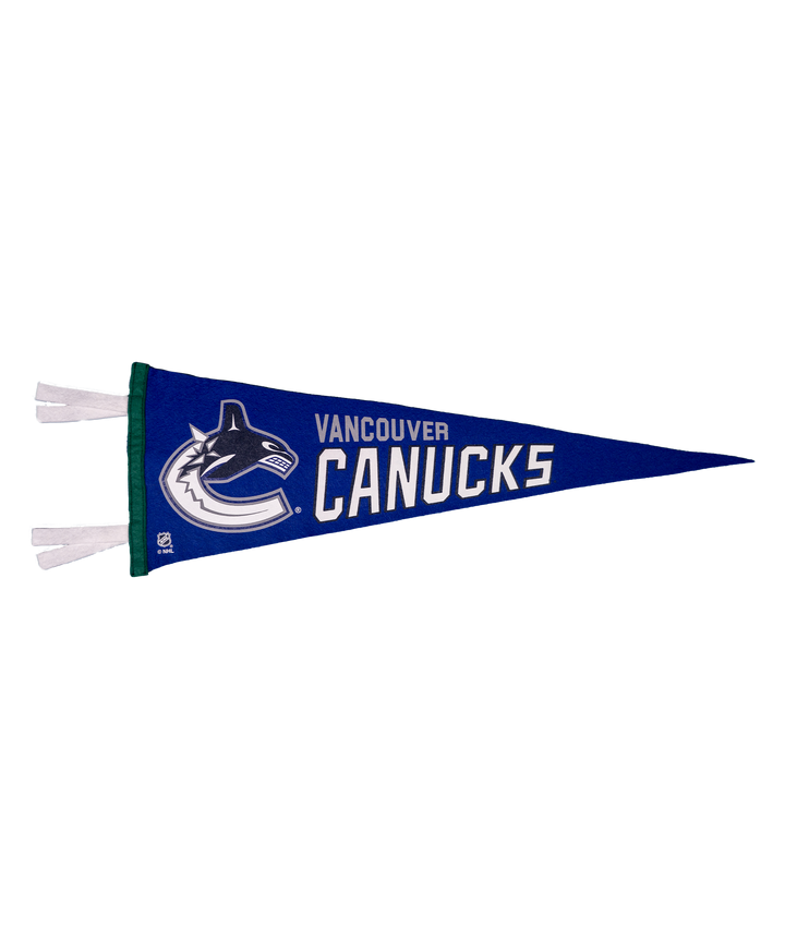 Hockey Vancouver Canucks Pennant • NHL x Oxford Pennant - - Pennant - Oxford Pennant Hockey Lifestyle | Built by Fans for Fans | Perfect Gift for hockey fan or hockey players that live in the hockey culture