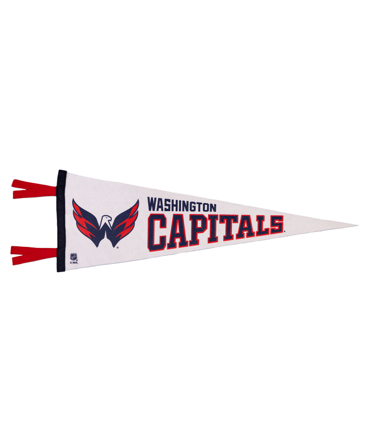 Hockey Washington Capitals Pennant • NHL x Oxford Pennant - - Pennant - Oxford Pennant Hockey Lifestyle | Built by Fans for Fans | Perfect Gift for hockey fan or hockey players that live in the hockey culture