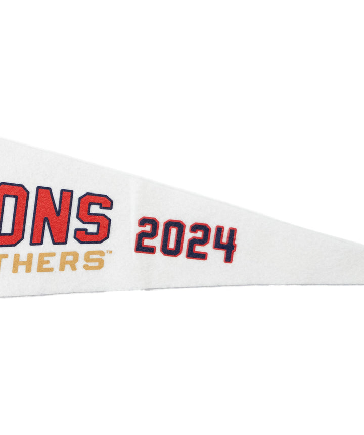 Hockey Florida Panthers Stanley Cup Champions Pennant • NHL x Oxford Pennant - - Pennant - Oxford Pennant Hockey Lifestyle | Built by Fans for Fans | Perfect Gift for hockey fan or hockey players that live in the hockey culture