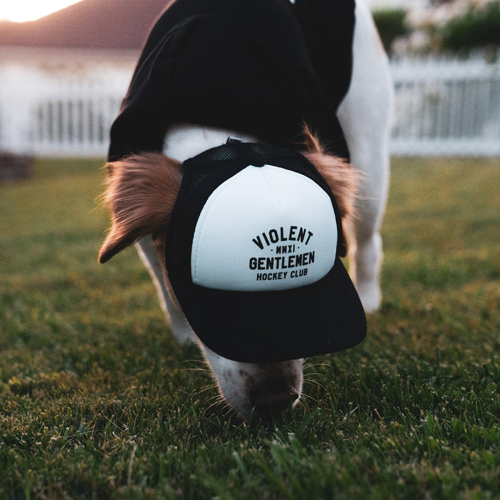 Hockey Loyalty Pet Foam Trucker - - Hats - Violent Gentlemen Hockey Lifestyle | Built by Fans for Fans | Perfect Gift for hockey fan or hockey players that live in the hockey culture