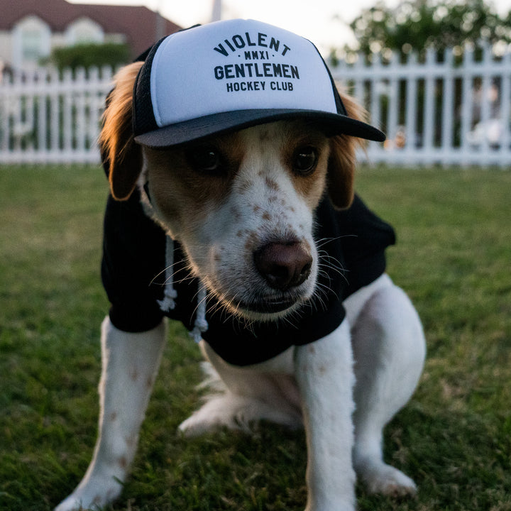 Hockey Loyalty Pet Foam Trucker - - Hats - Violent Gentlemen Hockey Lifestyle | Built by Fans for Fans | Perfect Gift for hockey fan or hockey players that live in the hockey culture