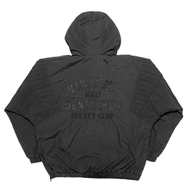 Hockey Loyalty Blacked Out Pullover Jacket - - Men's Jackets - Violent Gentlemen Hockey Lifestyle | Built by Fans for Fans | Perfect Gift for hockey fan or hockey players that live in the hockey culture