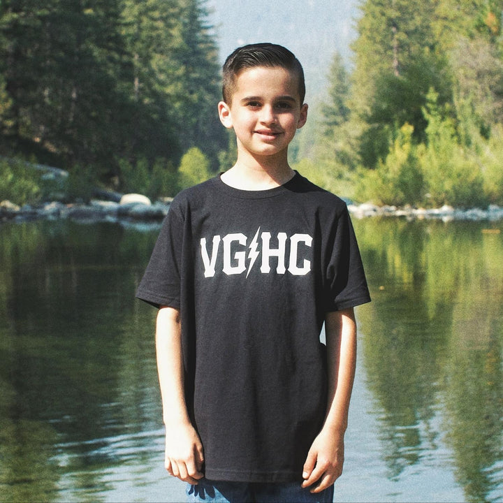 Hockey Black Bolts Kids Tee - - Kid's T-Shirts - Violent Gentlemen Hockey Lifestyle | Built by Fans for Fans | Perfect Gift for hockey fan or hockey players that live in the hockey culture