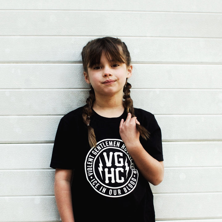 Hockey Agent Kids Tee - - Kid's T-Shirts - Violent Gentlemen Hockey Lifestyle | Built by Fans for Fans | Perfect Gift for hockey fan or hockey players that live in the hockey culture