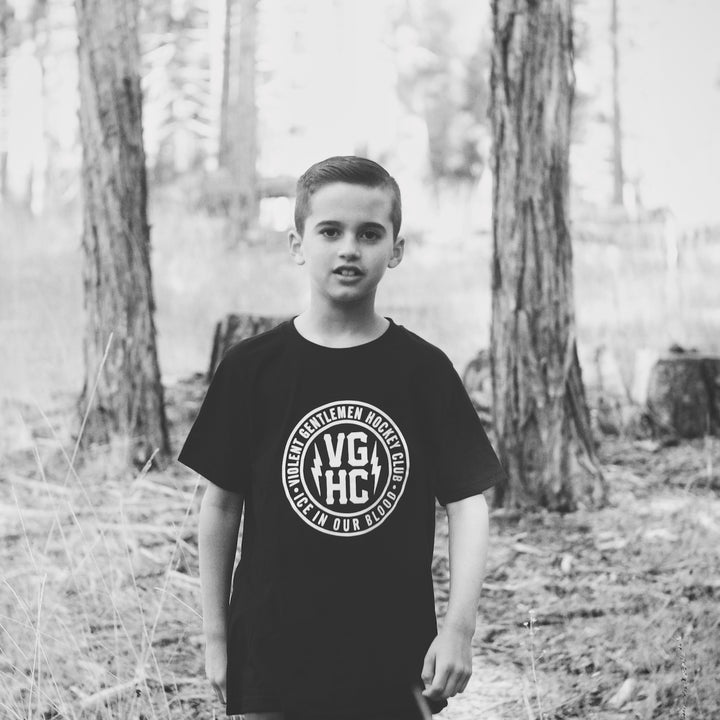 Hockey Agent Kids Tee - - Kid's T-Shirts - Violent Gentlemen Hockey Lifestyle | Built by Fans for Fans | Perfect Gift for hockey fan or hockey players that live in the hockey culture