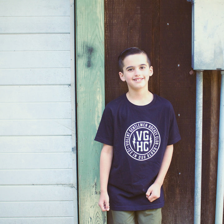 Hockey Agent Kids Tee - - Kid's T-Shirts - Violent Gentlemen Hockey Lifestyle | Built by Fans for Fans | Perfect Gift for hockey fan or hockey players that live in the hockey culture