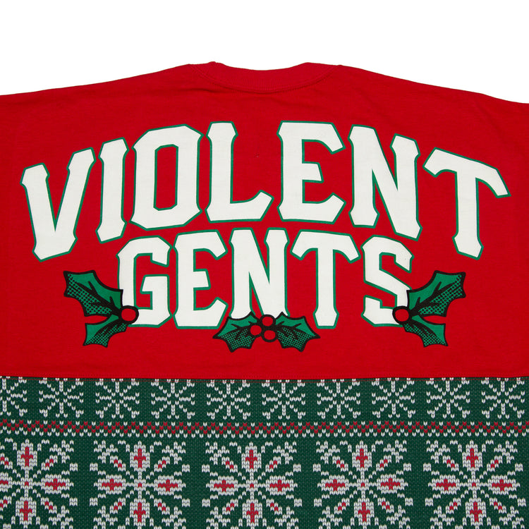 Jingle Bolts Spirit Jersey -  - Men's Long Sleeve T-Shirts - Violent Gentlemen