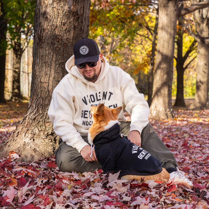 Hockey Loyalty Dog Pullover Hood - - Accessories - Violent Gentlemen Hockey Lifestyle | Built by Fans for Fans | Perfect Gift for hockey fan or hockey players that live in the hockey culture