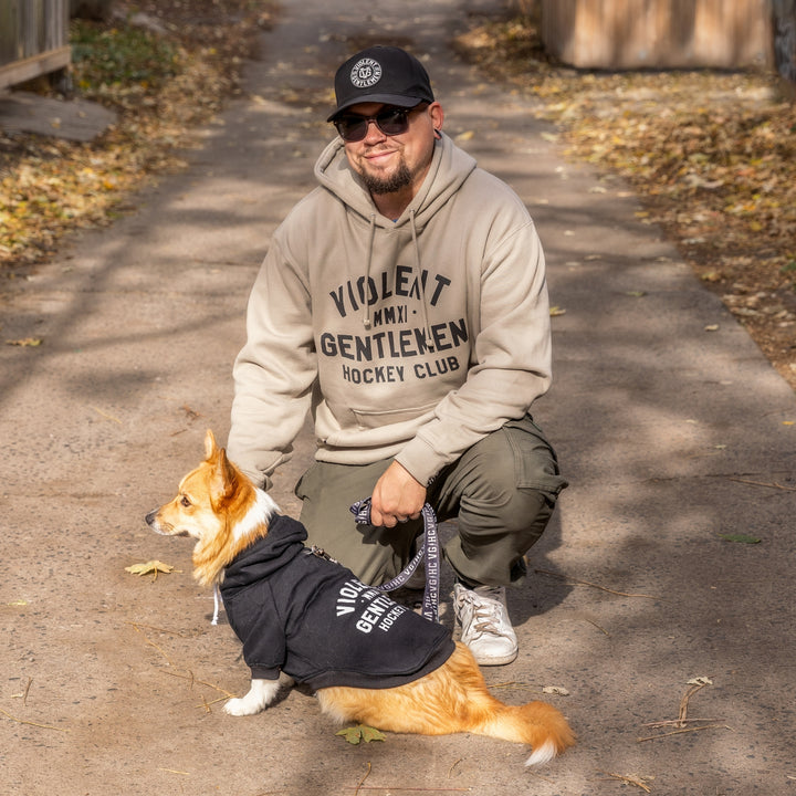 Hockey Loyalty Pullover Hood - - Men's Fleece Tops - Violent Gentlemen Hockey Lifestyle | Built by Fans for Fans | Perfect Gift for hockey fan or hockey players that live in the hockey culture