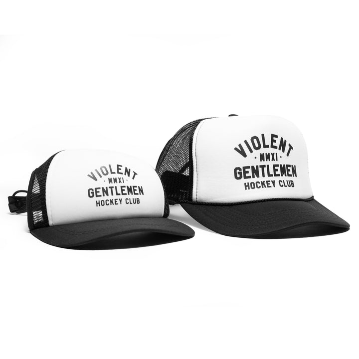 Hockey Loyalty Pet Foam Trucker - - Hats - Violent Gentlemen Hockey Lifestyle | Built by Fans for Fans | Perfect Gift for hockey fan or hockey players that live in the hockey culture