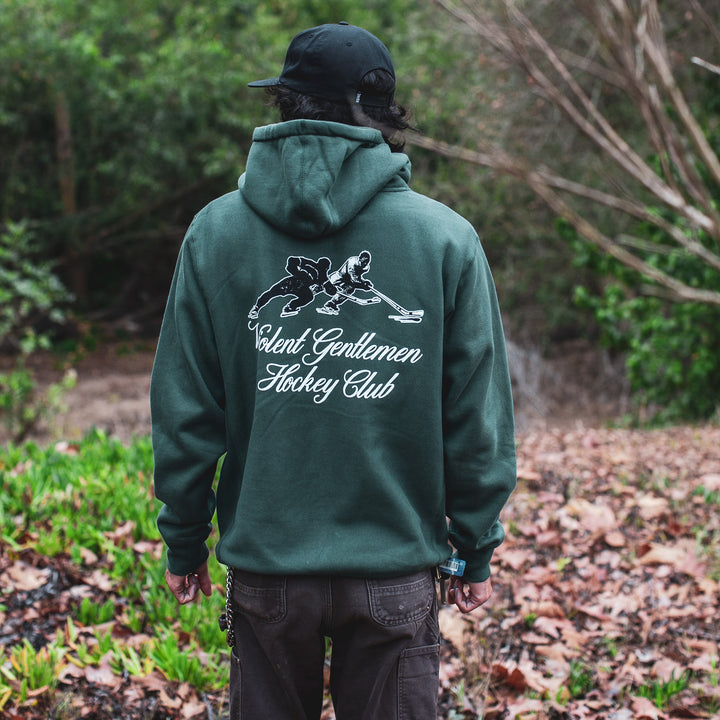 Hockey Agility Cross Grain Pullover Hood - - Men's Fleece Tops - Violent Gentlemen Hockey Lifestyle | Built by Fans for Fans | Perfect Gift for hockey fan or hockey players that live in the hockey culture