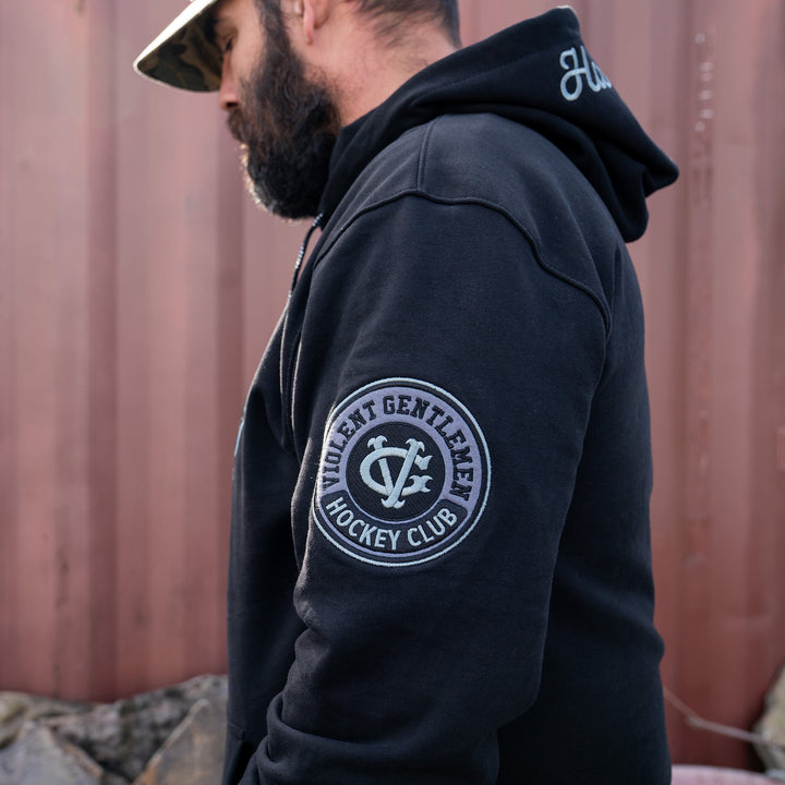 Hockey Operator Premium Pullover Hood - - Men's Fleece Tops - Violent Gentlemen Hockey Lifestyle | Built by Fans for Fans | Perfect Gift for hockey fan or hockey players that live in the hockey culture