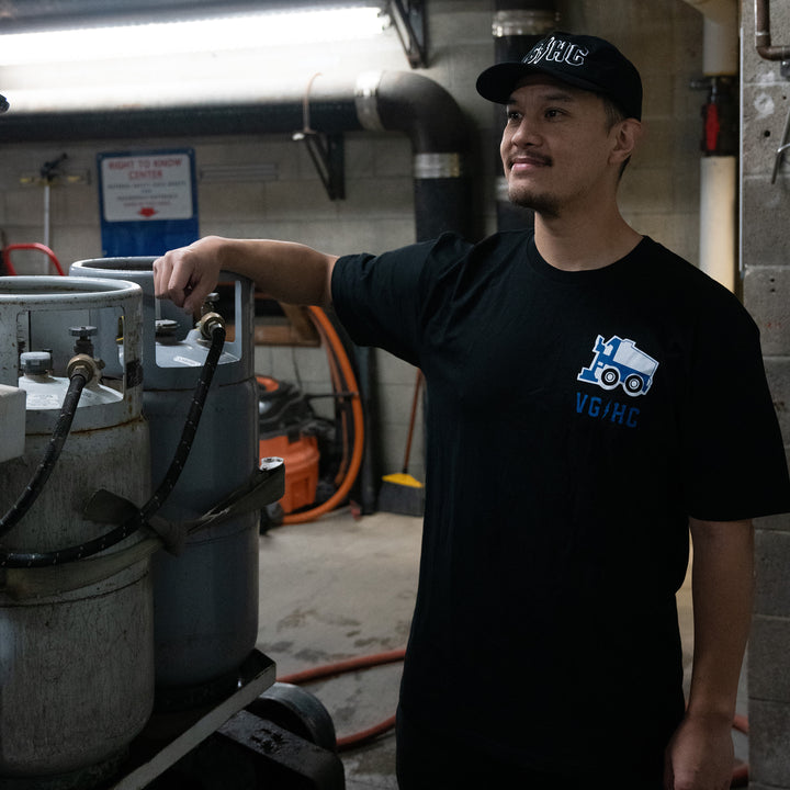 Hockey Industry Leader Premium Tee - - Men's T-Shirts - Violent Gentlemen Hockey Lifestyle | Built by Fans for Fans | Perfect Gift for hockey fan or hockey players that live in the hockey culture