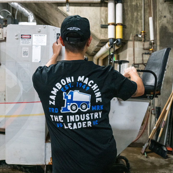 Hockey Industry Leader Premium Tee - - Men's T-Shirts - Violent Gentlemen Hockey Lifestyle | Built by Fans for Fans | Perfect Gift for hockey fan or hockey players that live in the hockey culture