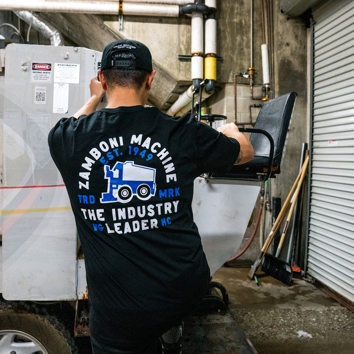 Hockey Industry Leader Premium Tee - - Men's T-Shirts - Violent Gentlemen Hockey Lifestyle | Built by Fans for Fans | Perfect Gift for hockey fan or hockey players that live in the hockey culture