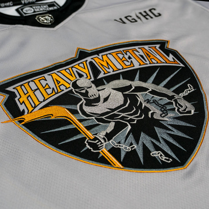Hockey Heavy Metal Home PBH Jersey - - Jerseys - Violent Gentlemen Hockey Lifestyle | Built by Fans for Fans | Perfect Gift for hockey fan or hockey players that live in the hockey culture