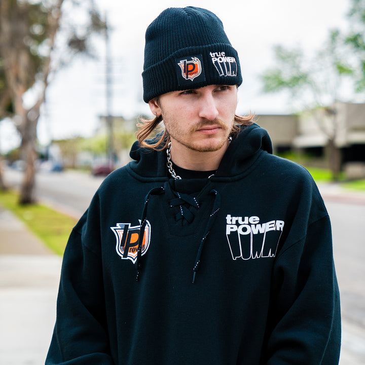 Hockey I Prevail x VG True Power Cuff Beanie - - Beanies - Violent Gentlemen Hockey Lifestyle | Built by Fans for Fans | Perfect Gift for hockey fan or hockey players that live in the hockey culture