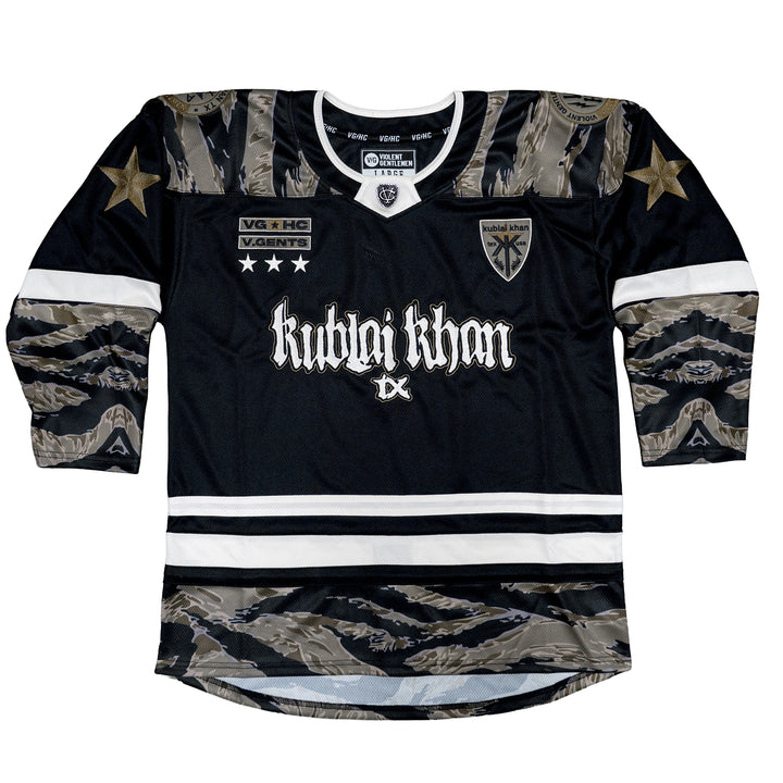 Hockey Kublai Khan Tiger Jersey - - Jerseys - Violent Gentlemen Hockey Lifestyle | Built by Fans for Fans | Perfect Gift for hockey fan or hockey players that live in the hockey culture