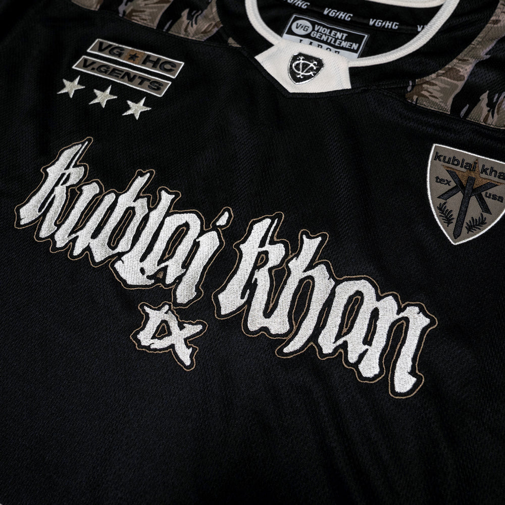 Hockey Kublai Khan Tiger Jersey - - Jerseys - Violent Gentlemen Hockey Lifestyle | Built by Fans for Fans | Perfect Gift for hockey fan or hockey players that live in the hockey culture