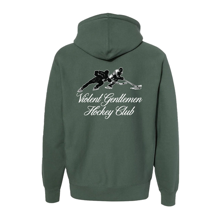 Hockey Agility Cross Grain Pullover Hood - - Men's Fleece Tops - Violent Gentlemen Hockey Lifestyle | Built by Fans for Fans | Perfect Gift for hockey fan or hockey players that live in the hockey culture