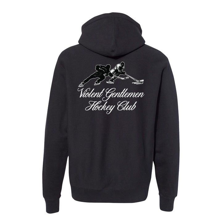 Hockey Agility Cross Grain Pullover Hood - - Men's Fleece Tops - Violent Gentlemen Hockey Lifestyle | Built by Fans for Fans | Perfect Gift for hockey fan or hockey players that live in the hockey culture