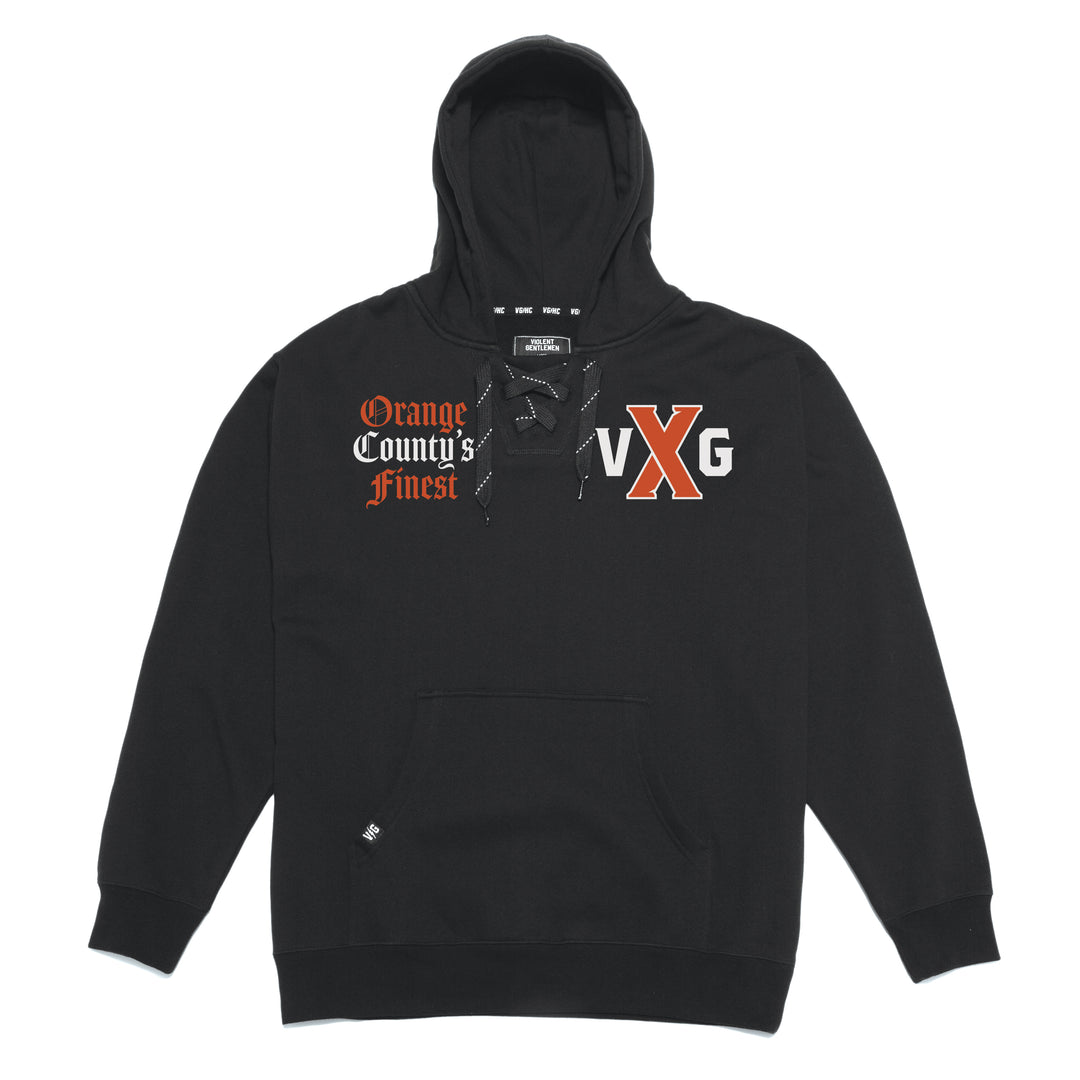 Hockey Brewery X Finest Enforcer Pullover Hood - - Men's Fleece Tops - Violent Gentlemen Hockey Lifestyle | Built by Fans for Fans | Perfect Gift for hockey fan or hockey players that live in the hockey culture
