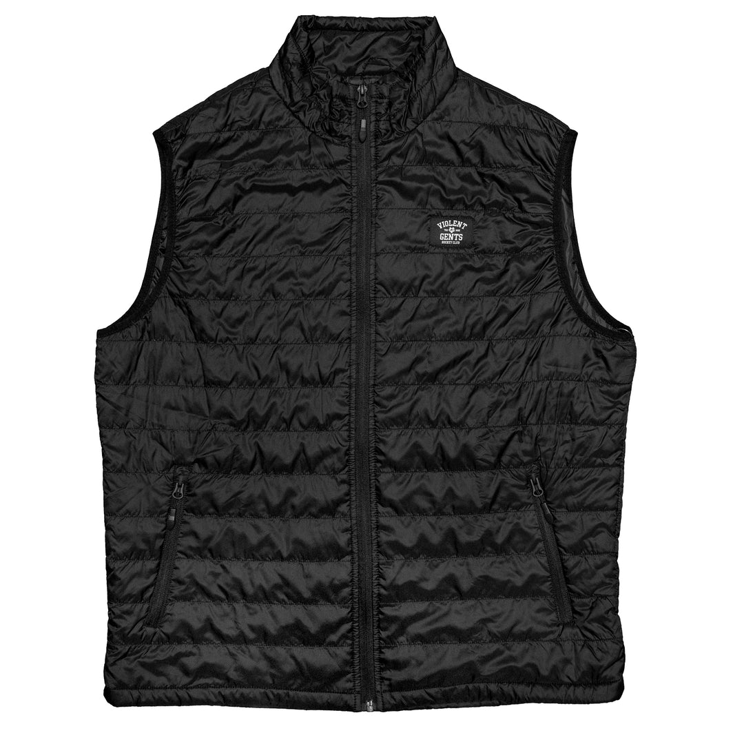 Hockey Chelios Puff Vest - - Men's Jackets - Violent Gentlemen Hockey Lifestyle | Built by Fans for Fans | Perfect Gift for hockey fan or hockey players that live in the hockey culture