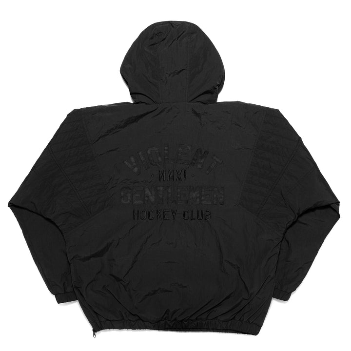 Hockey Loyalty Blacked Out Pullover Jacket - - Men's Jackets - Violent Gentlemen Hockey Lifestyle | Built by Fans for Fans | Perfect Gift for hockey fan or hockey players that live in the hockey culture