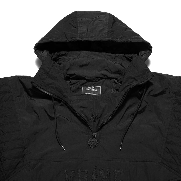 Hockey Loyalty Blacked Out Pullover Jacket - - Men's Jackets - Violent Gentlemen Hockey Lifestyle | Built by Fans for Fans | Perfect Gift for hockey fan or hockey players that live in the hockey culture