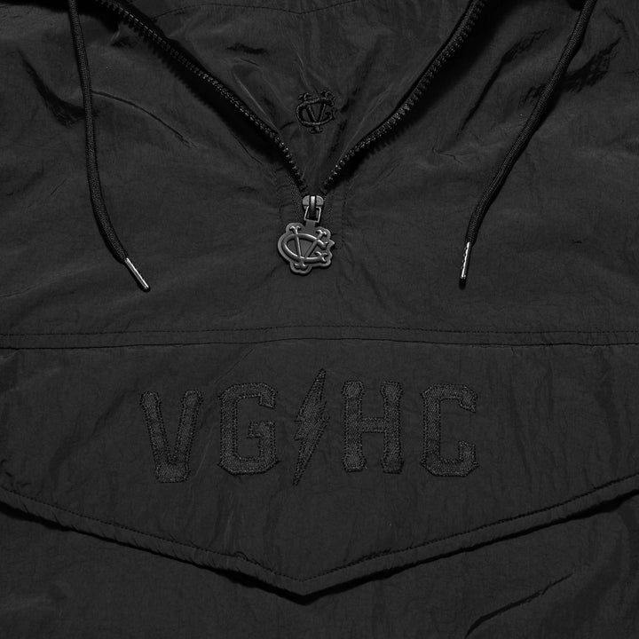 Hockey Loyalty Blacked Out Pullover Jacket - - Men's Jackets - Violent Gentlemen Hockey Lifestyle | Built by Fans for Fans | Perfect Gift for hockey fan or hockey players that live in the hockey culture